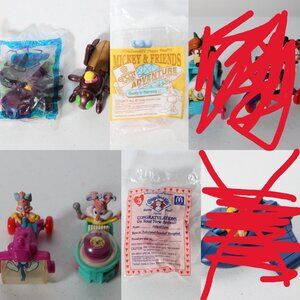 Lot of 6 Toys Mcdonald's Burger King Goofy Cabbage Patch Warner Bros